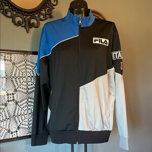 Vintage FILA sport Italia track suit light weight jacket
